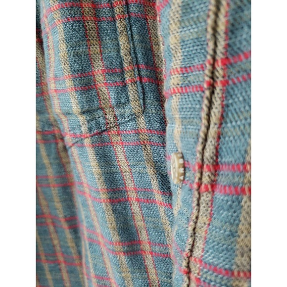 Carbon 2 Cobalt Double Cloth Flannel Men's Shirt - Picture 2 of 8